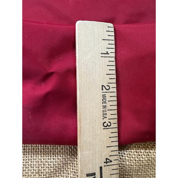 Longchamp Le Pliage Original Backpack Brown Red Nylon Leather Travel Bag Logo - Picture 13 of 15